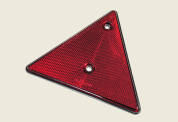 Светоотраж.треугольник с двумя отверстиями, арт.DOB-031