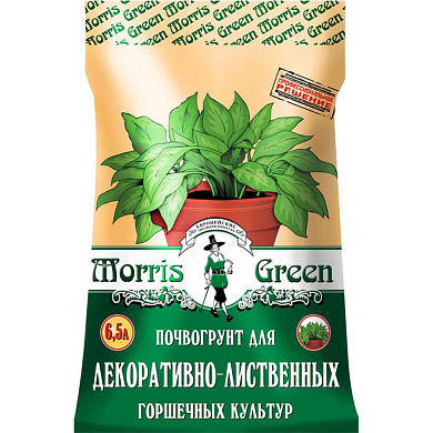 Грунт MORRIS GREEN для декоративно-лиственных культур 6.5л