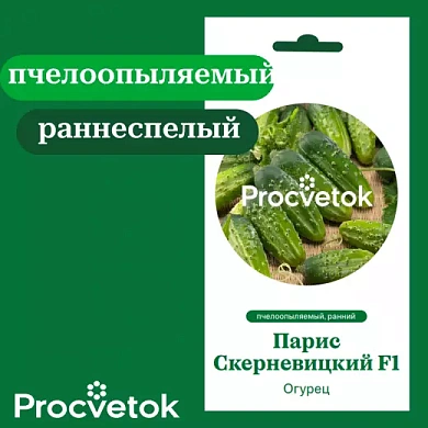 Огурец Парис Скерневицкий F1 0,5г, Процветок