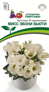 Эустома Мисс Эбони Бьюти F1, 5шт., Партнер